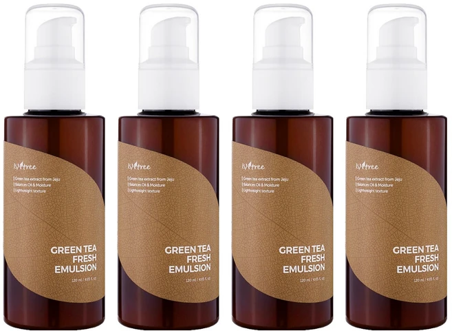 이즈앤트리 그린티 프레쉬 에멀전, 120ml, 4개 - 쿠팡