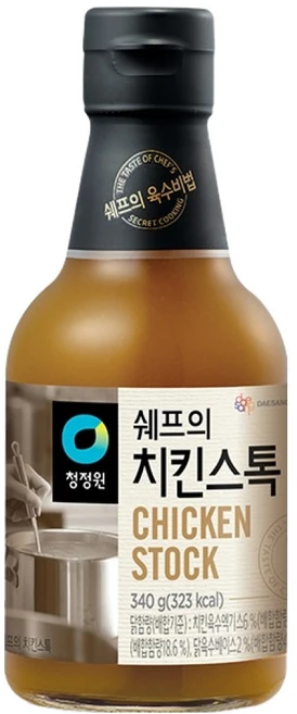 청정원 쉐프의 치킨스톡, 340g, 1개 - 쿠팡