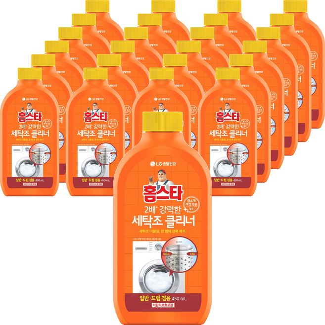 홈스타 퍼펙트 세탁조 클리너, 450ml, 25개