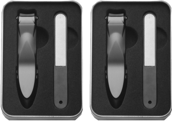 안튀어 손톱깎이, 그레이, 2개