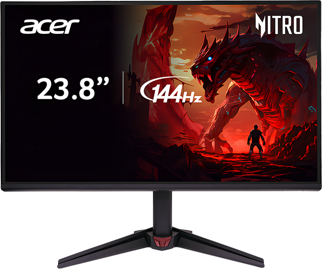 acer 宏碁 FHD 桌上型螢幕 IPS 120Hz 23.8吋 原廠保固, 60.452cm, VG240Y P6