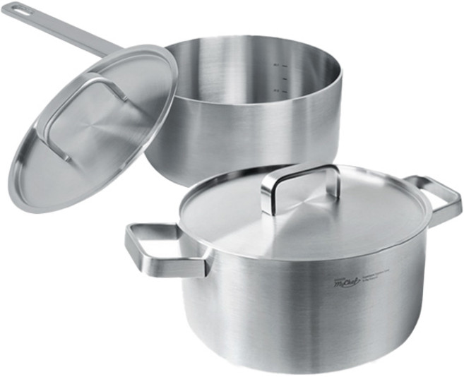 마이셰프 인덕션 클래식 통5중 IH 냄비 2종 세트 2개, 1세트, 편수냄비 16cm + 양수냄비 20cm