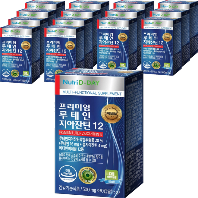뉴트리디데이 프리미엄 루테인 지아잔틴12, 30정, 15개