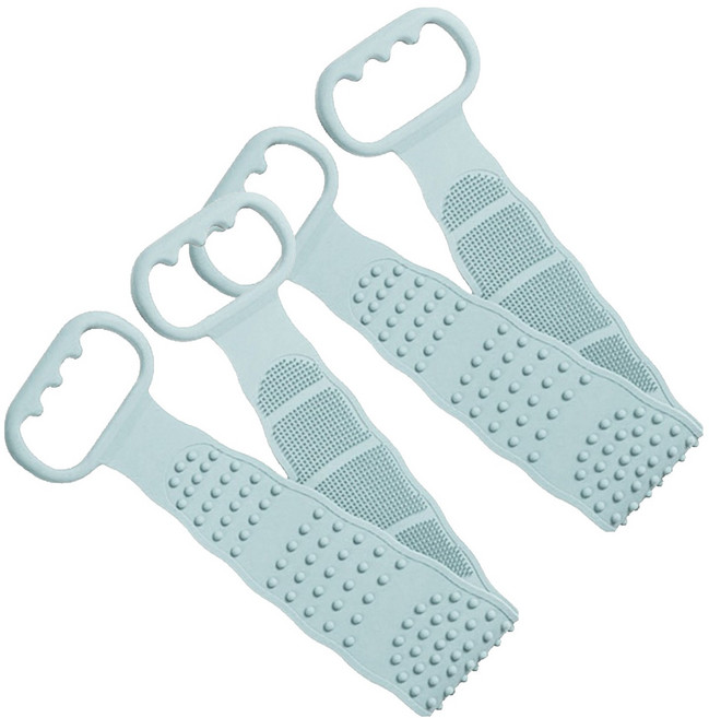 힐로 무통 실리콘 양면 마사지 때밀이, 민트, 1개입, 2개