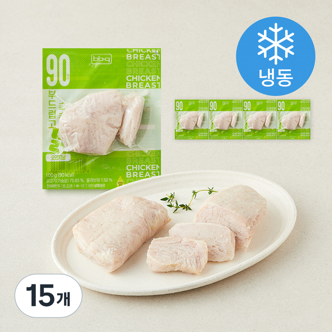 비비큐 촉촉하닭 오리지널 (냉동), 100g, 15개, 1개입