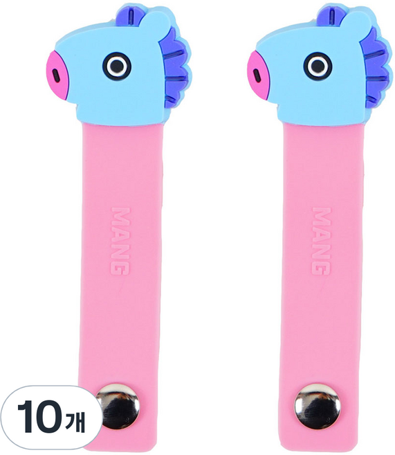 STUDIO EIGHT BT21 線材整理束帶網, 混合顏色, 10個
