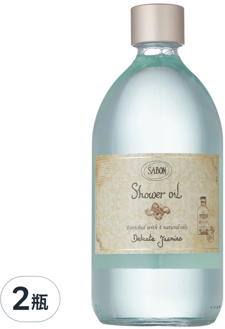 SABON 沐浴油 茉莉花語, 500ml, 2瓶