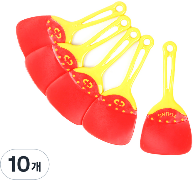 알뜰주걱 대, 혼합색상, 10개