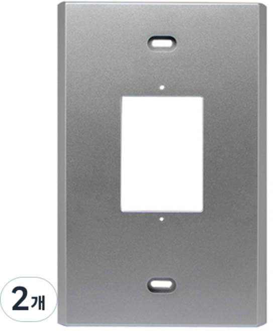 드림록 비디오폰 외부 카메라 초인종 마감판 실버, 2개