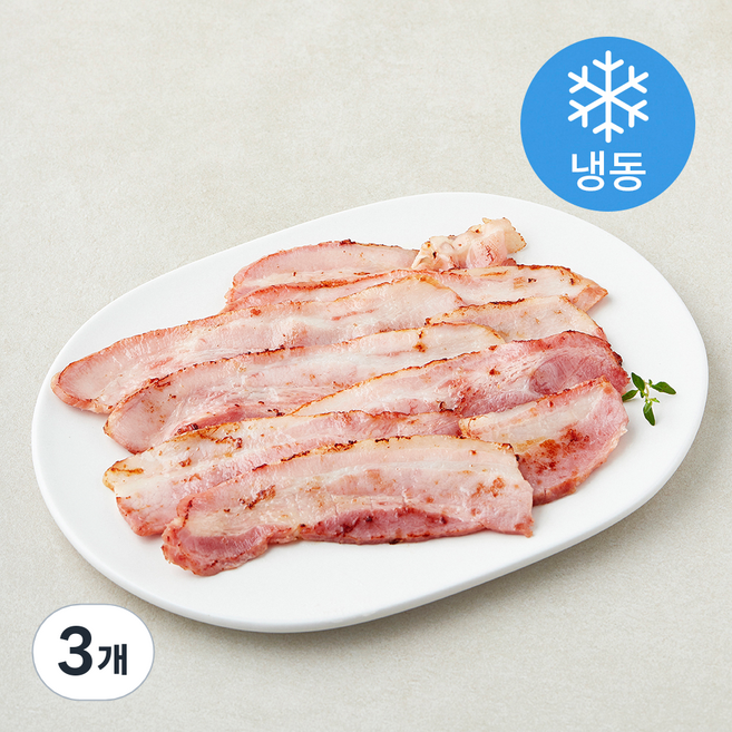 코주부 베이컨 (냉동), 1kg, 3개