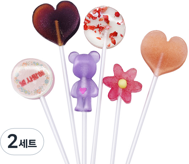 드롭스 자일로스 수제사탕 널 사탕해 6종 세트, 84g, 2개