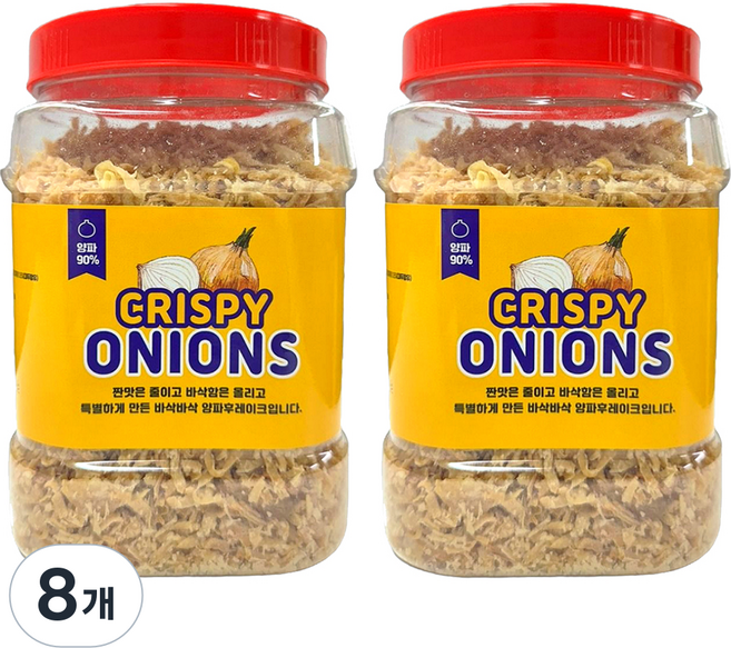 고레카레 크리스피 양파 후레이크, 500g, 8개