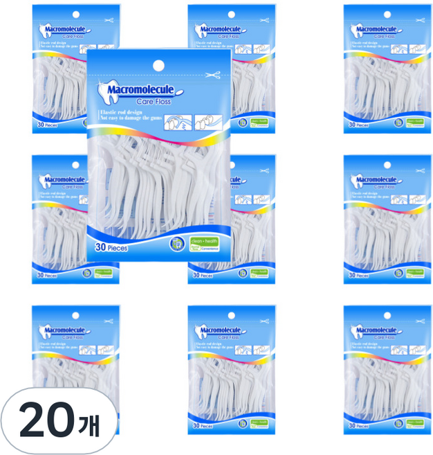 안일공간 1회용 치실, 30개입, 20개