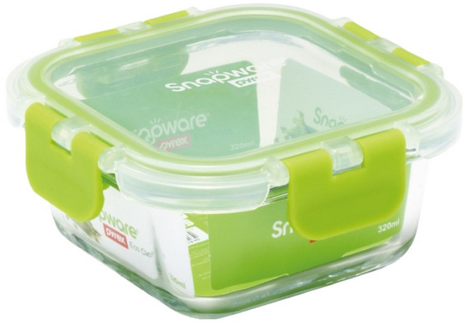 Corelle Brands 康寧餐具 Snapware 可拆扣玻璃保鮮盒, 1組, 1個容器 + 1個蓋子