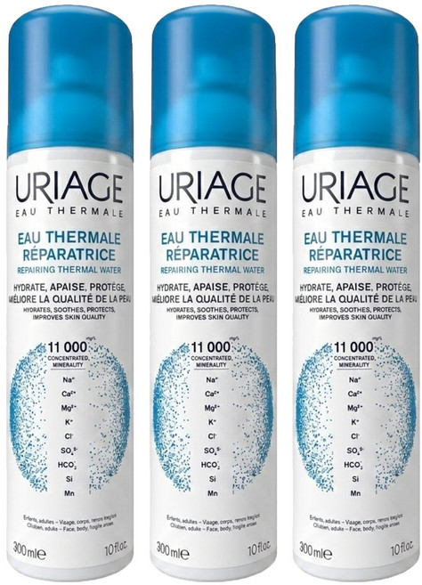 URIAGE 優麗雅 含氧等滲透壓噴霧 2種包裝隨機出貨, 300ml, 3瓶