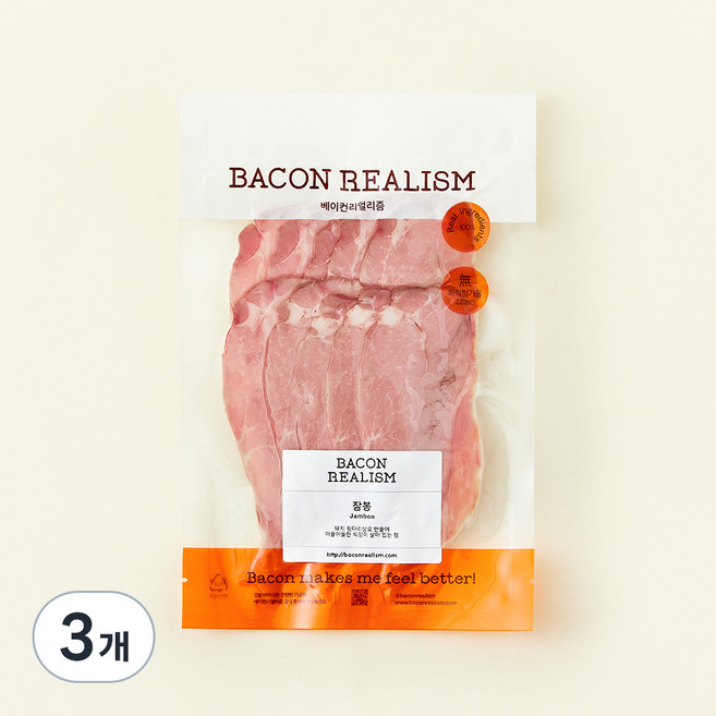 베이컨리얼리즘 잠봉, 150g, 3개