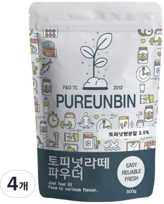 푸른빈 토피넛 라떼 파우더, 500g, 1개입, 4개