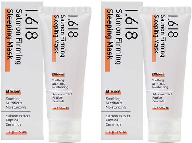 1618 샐몬 퍼밍 슬리핑 마스크, 100g, 2개