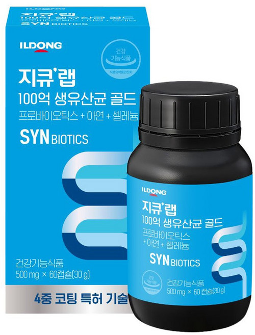 지큐랩 100억 생유산균 골드, 60정, 1개