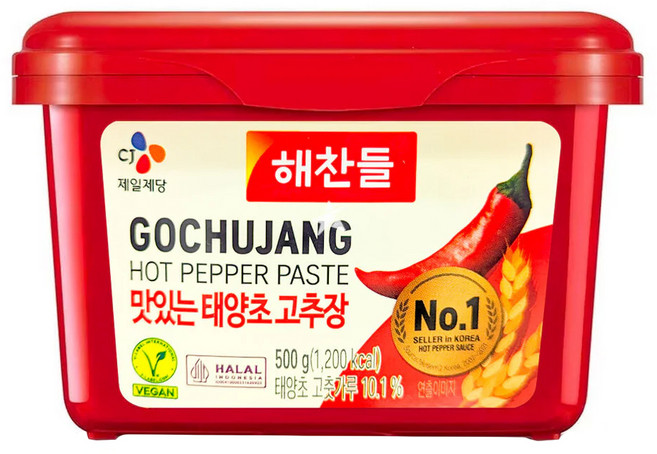 CJ 韓國辣椒醬 葷, 500g, 1罐