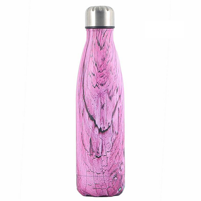 S'well Wood 美國時尚不鏽鋼保冷保溫瓶 17oz, Cabana, 500ml, 1個