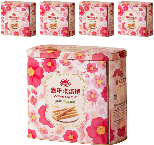 喜年來 OLIGO 蛋捲禮盒, 512g, 5盒