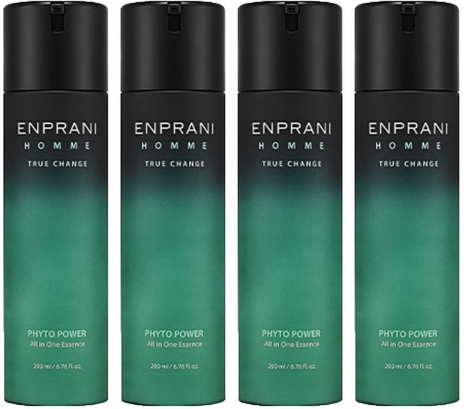 ENPRANI 男士植物能量全效精華液, 200ml, 4個
