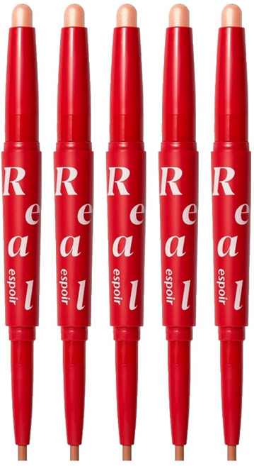 에스쁘아 리얼 아이 애교살 스틱, 2호 피치 빔(611123683), 5개