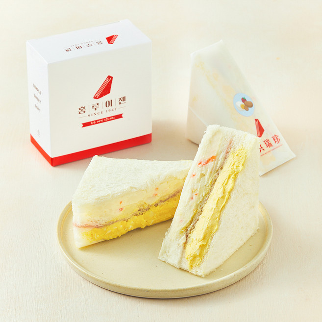 홍루이젠 에그 포테이토 샌드위치 2개입, 260g, 1개