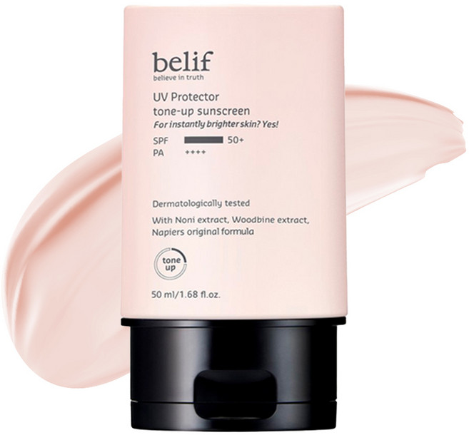 빌리프 UV 프로텍터 톤업 선스크린 SPF50+ PA++++, 50ml, 1개