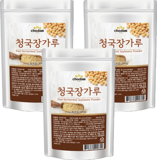 초담식품 청국장가루, 300g, 3개