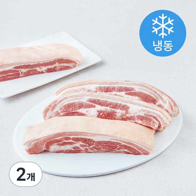 곰곰 오겹살 수육용 (냉동), 2kg, 2개