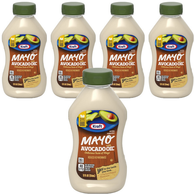 크래프트 아보카도 오일 마요네즈, 5개, 354ml