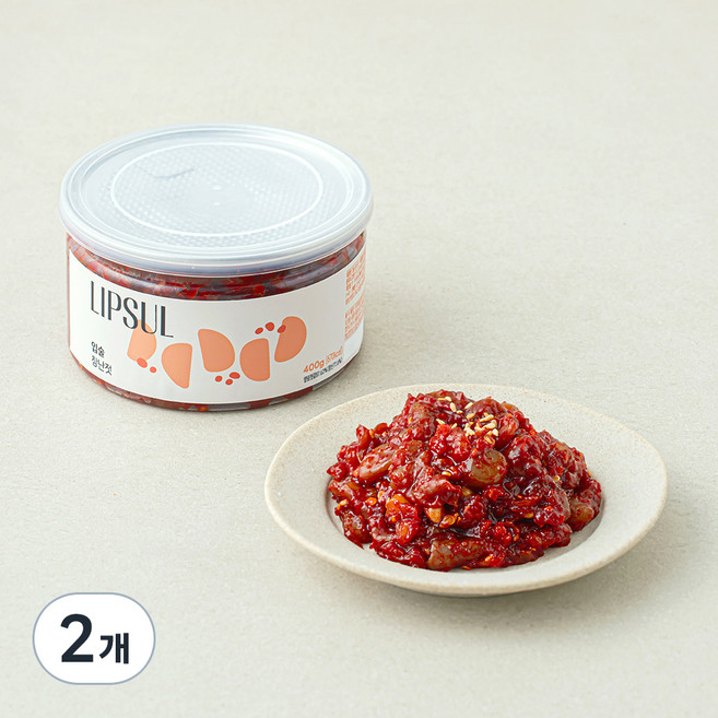 입술젓갈 창난젓, 400g, 2개