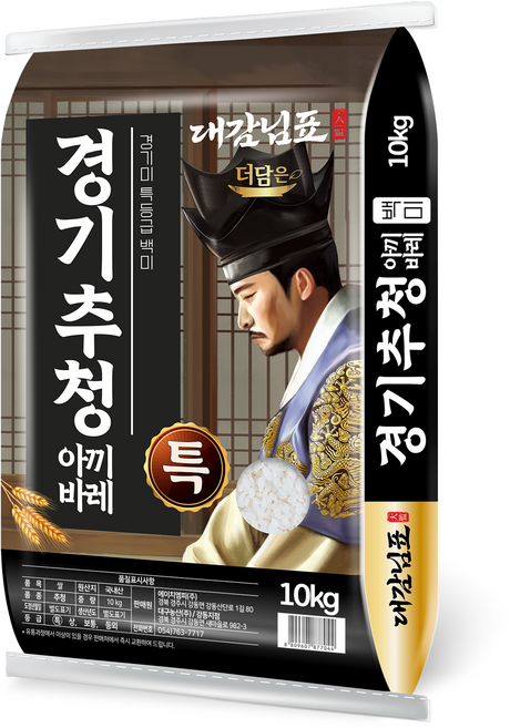 더담은 경기미 추청 아끼바레 쌀, 특등급, 10kg, 1개