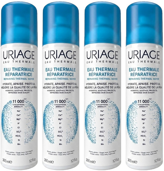 URIAGE 優麗雅 含氧等滲透壓噴霧 2種包裝隨機出貨, 300ml, 4瓶
