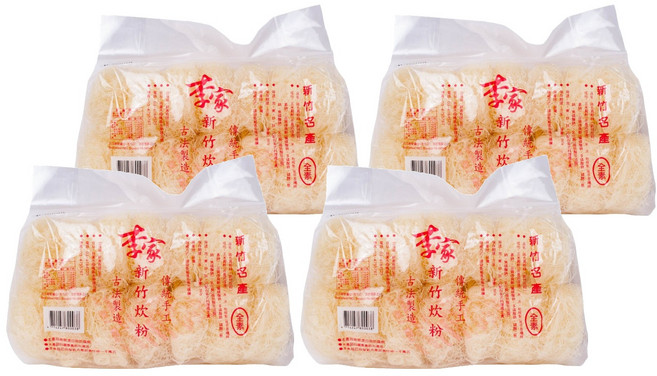 軒香 新竹炊粉 蒸氣式乾燥風乾 古法製造 真材實料 無添加防腐劑, 560g, 4包