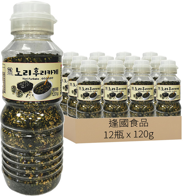 Bonga 本家 海苔芝麻香鬆 原味, 120g, 12瓶