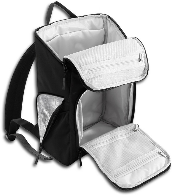 히마와리 초경량 멀티 라이트 백팩 No.1223, 블랙, 1개