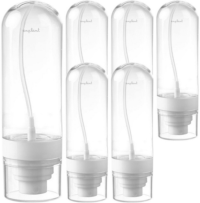 앙플랜트 거꾸로 초미세 미스트 안개 분사 분무기 50ml, 6개, 화이트