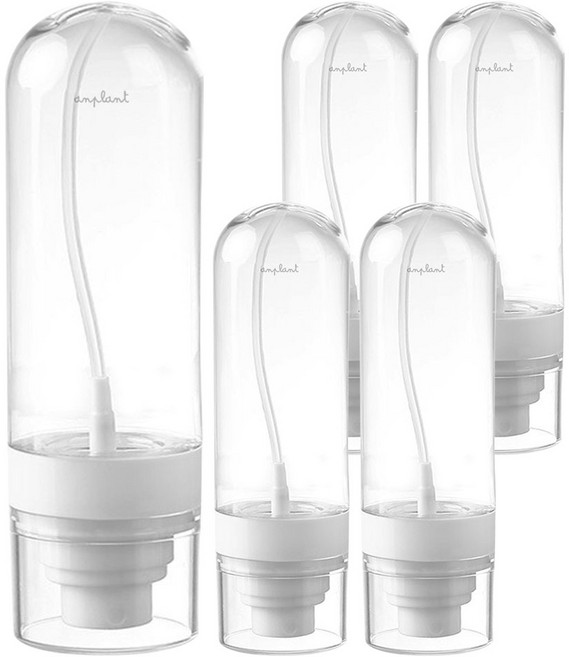 앙플랜트 거꾸로 초미세 미스트 안개 분사 분무기 50ml, 5개, 화이트