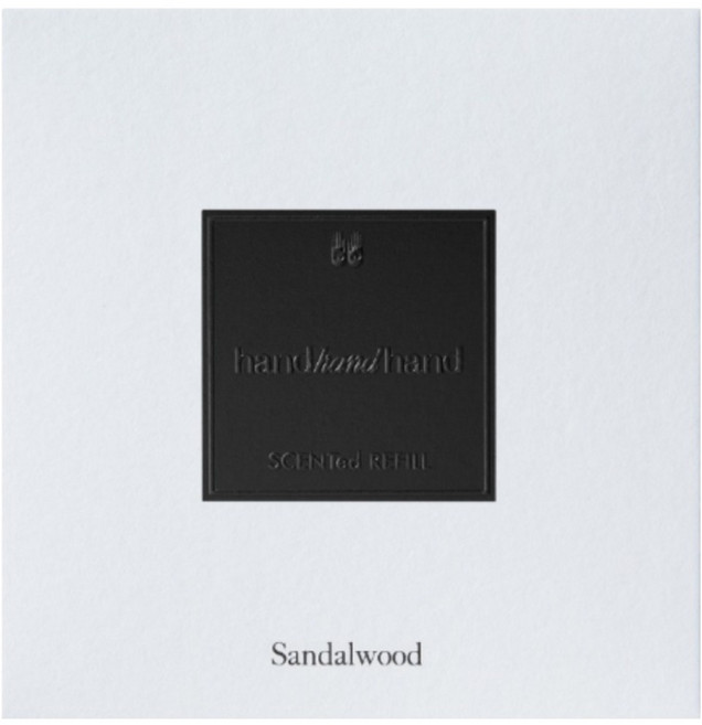 handhandhand 車用擴香蕊心 – 香氛精油 檀香 尺寸: 外徑3.2cm 厚度0.9cm, 檀木, 1個