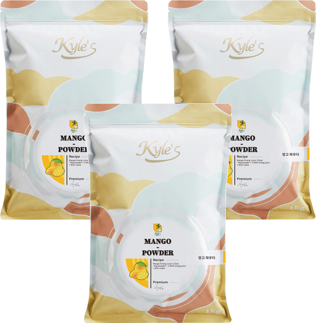 카일스 망고 파우더, 1개입, 3개, 1kg