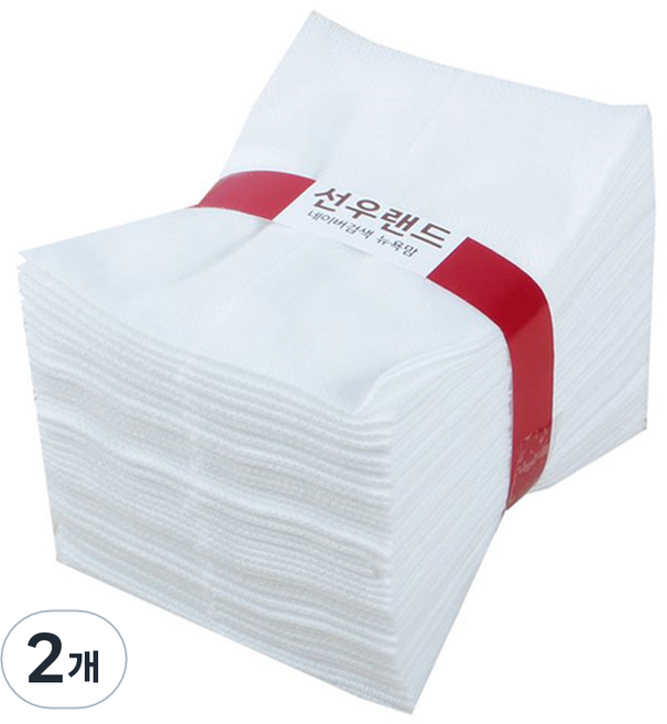 선우랜드 프리미엄 정전기 청소포 50p, 2개
