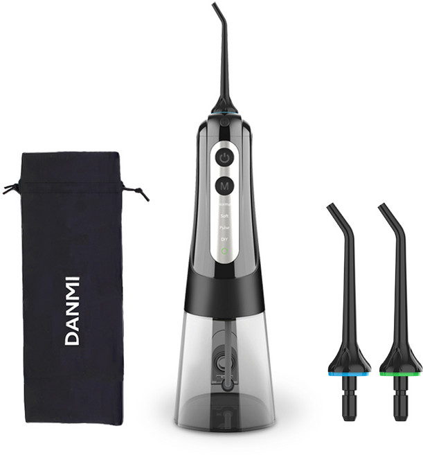 단미 클린픽 충전식 구강세정기, DA-CLS03Y, 블랙