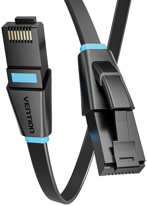 벤션 무산소 칼국수형 CAT6 기가비트 랜선, 혼합색상, 1개, 1.5m