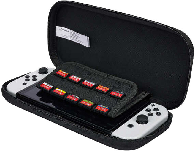 PowerA 任天堂官方授權 Switch 輕便薄型收納包, 1526550-01, 黑色, 1個