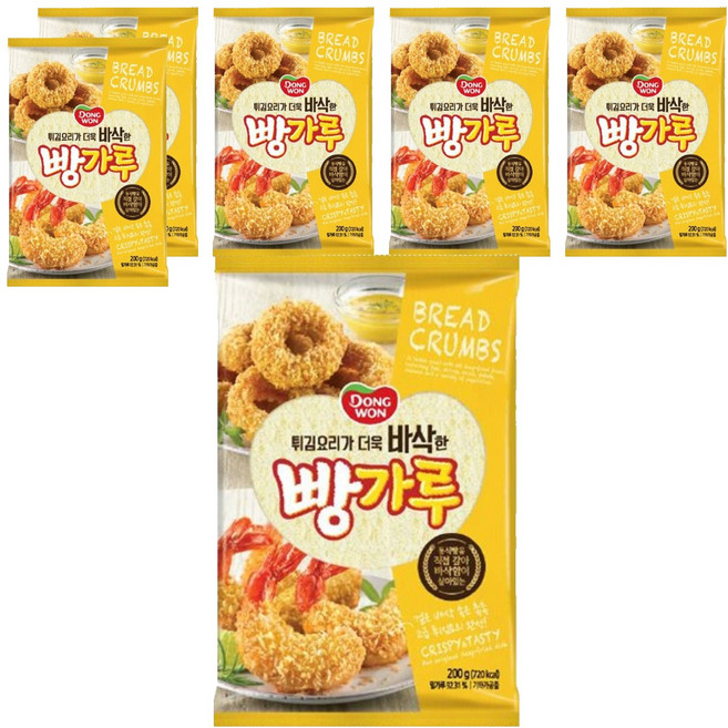 동원 빵가루, 200g, 6개