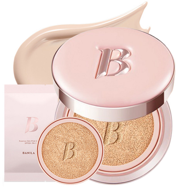 바닐라코 에센스 스킨 핑크 쿠션 12g + 리필, 17 페어 라이트, 1개