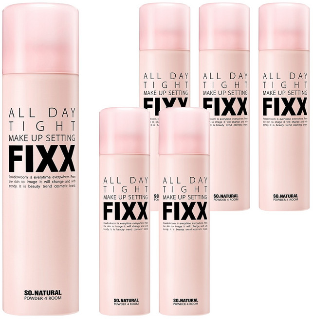 so natural 台灣公司貨 FIXX 定妝噴霧, 6瓶, 120ml